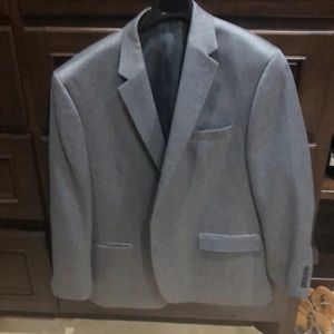 Chaps Gray Sport coat 48R Looks New